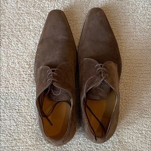 Bally Rich Brown Suede Men's Derbys